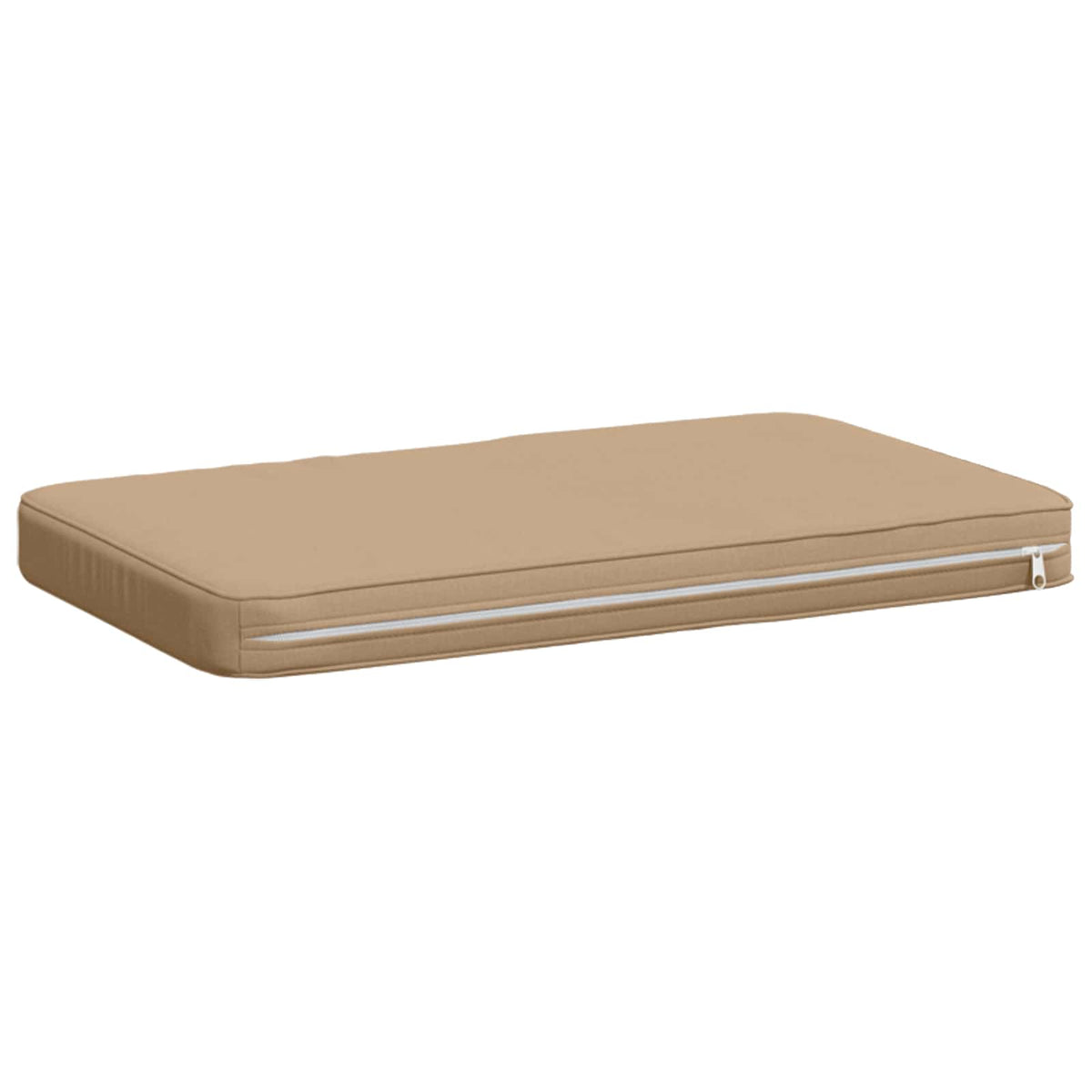 1-delig Bankkussen VUGHT 100% Polyester Zand 60 x 40 x 5 cm