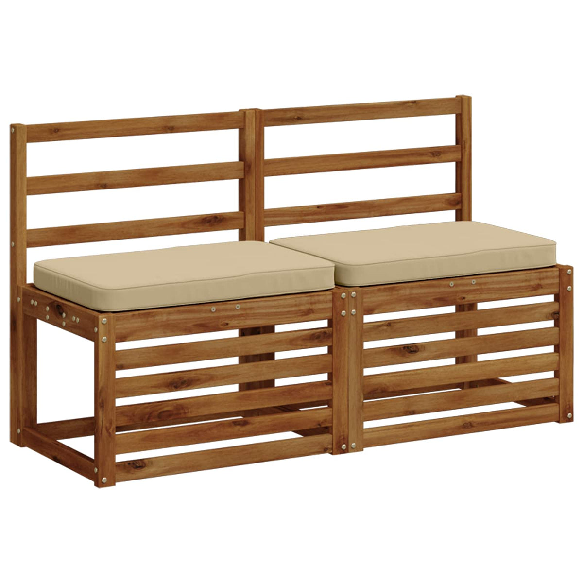 2-delige Bankkussens VUGHT 2 pcs 100% Polyester Beige