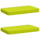 Bankkussens 2 stuks helder groen polyester