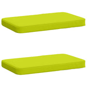 Bankkussens 2 stuks helder groen polyester