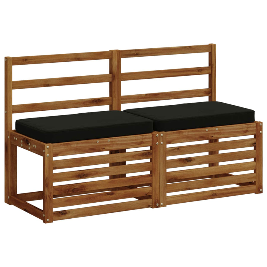 1-delig Bankkussen VUGHT 100% Polyester Zwart 60 x 40 x 5 cm