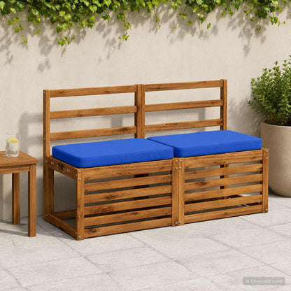 2-delige Bankkussens VUGHT 2 pcs 100% Polyester 60 x 40 x 5 cm