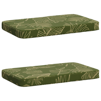 2-delige Bankkussens VUGHT 2 pcs 100% Polyester Bladontwerp