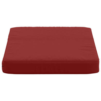 1-delig Bankkussen VUGHT 100% Polyester Wijnrood 60 x 40 x 5 cm