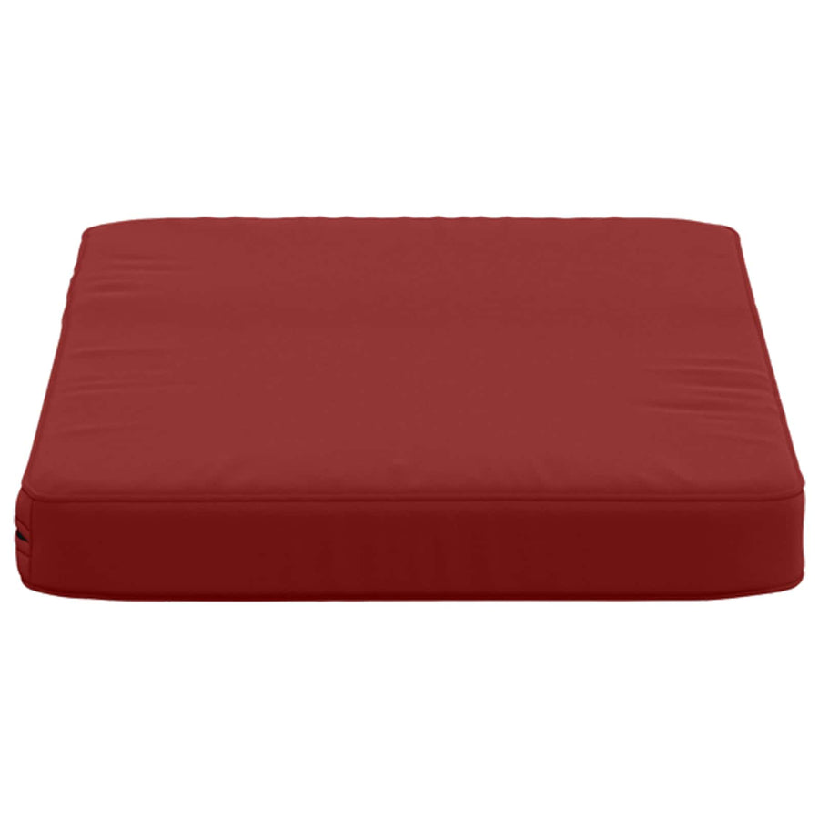 1-delig Bankkussen VUGHT 100% Polyester Wijnrood 60 x 40 x 5 cm