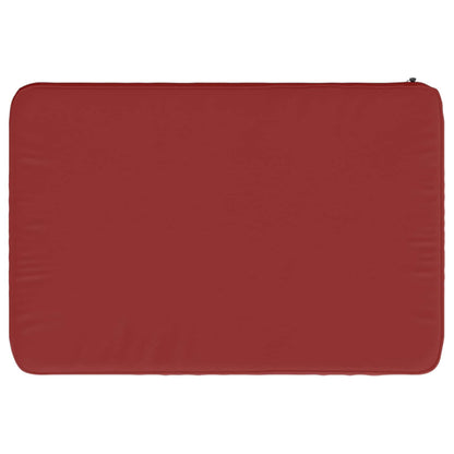 1-delig Bankkussen VUGHT 100% Polyester Wijnrood 60 x 40 x 5 cm