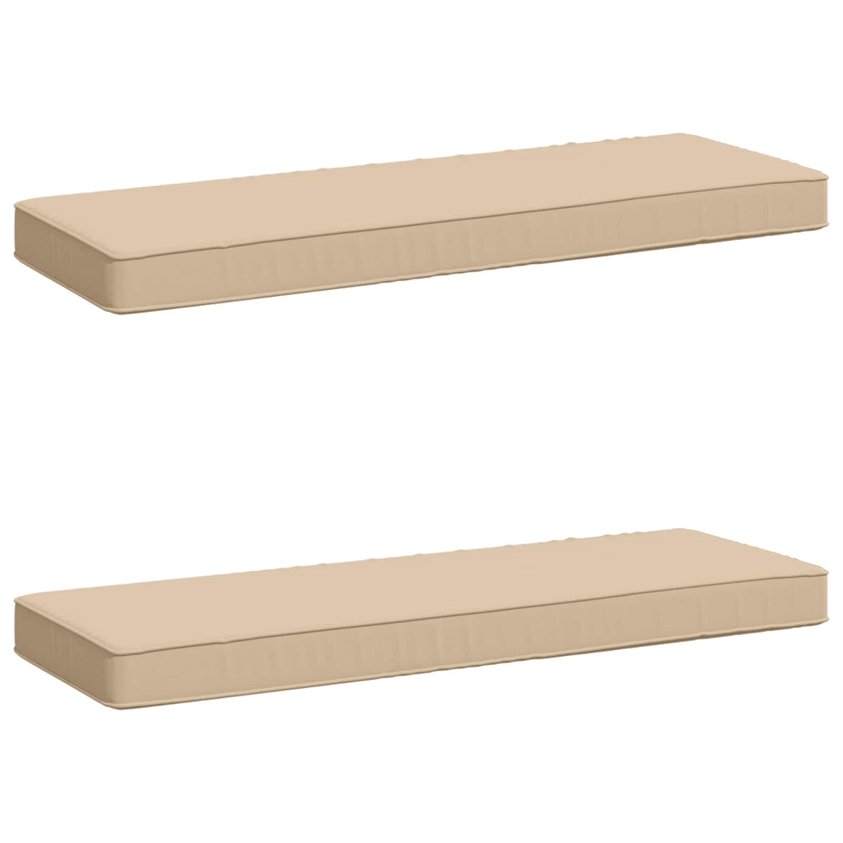 2-delige Bankkussens VUGHT 2 pcs 100% Polyester Crèmekleurig