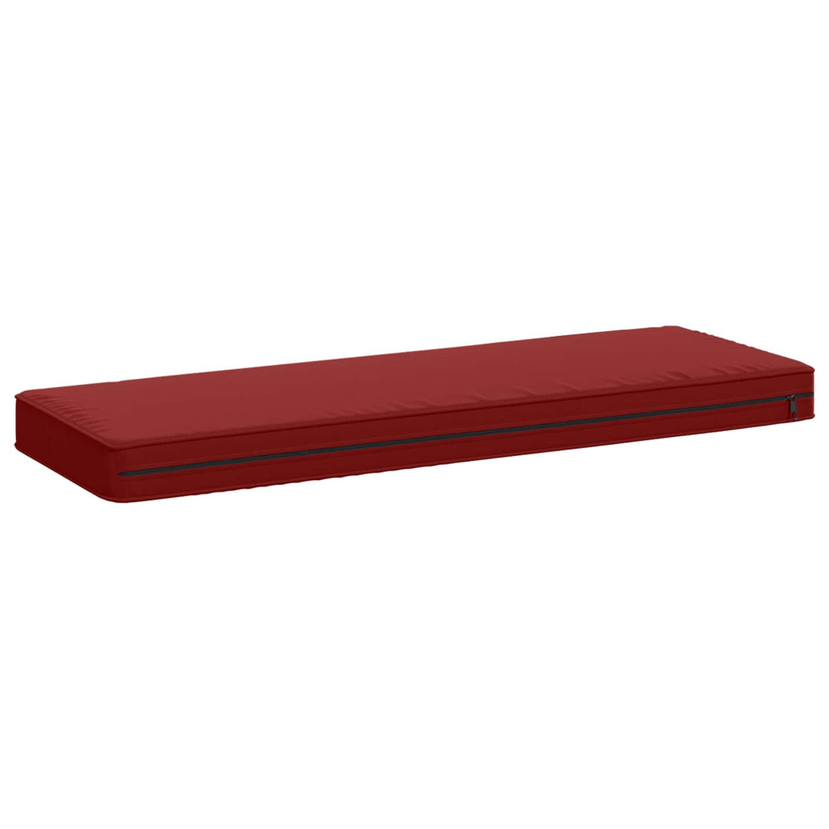 1-delig Bankkussen VUGHT 100% Polyester Wijnrood 80 x 40 x 5 cm