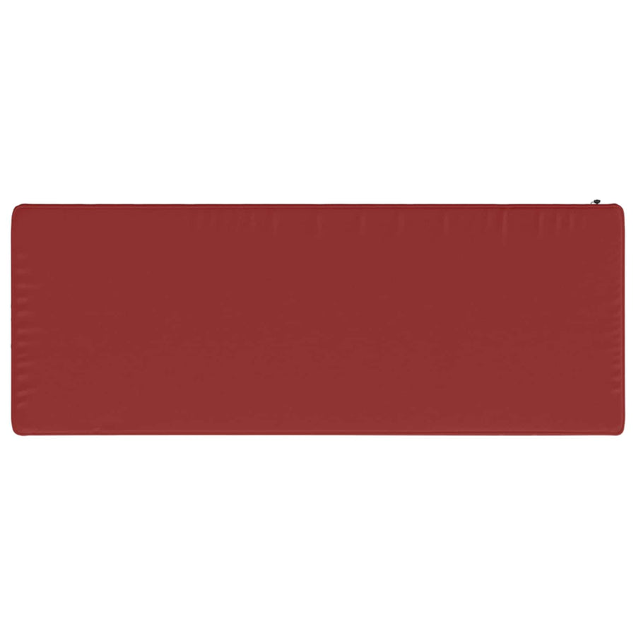 1-delig Bankkussen VUGHT 100% Polyester Wijnrood 80 x 40 x 5 cm