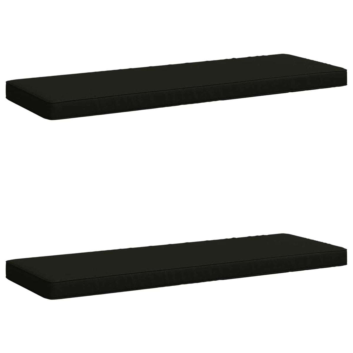 2-delige Bankkussens VUGHT 2 st 100% Polyester Zwart