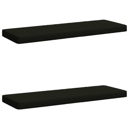 2-delige Bankkussens VUGHT 2 st 100% Polyester Zwart
