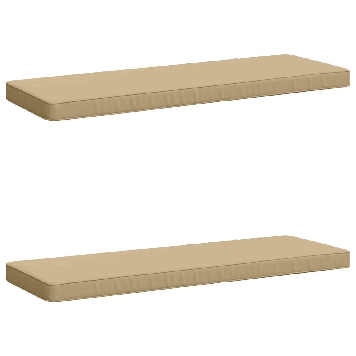 2-delige Bankkussens VUGHT 2 st 100% Polyester Beige