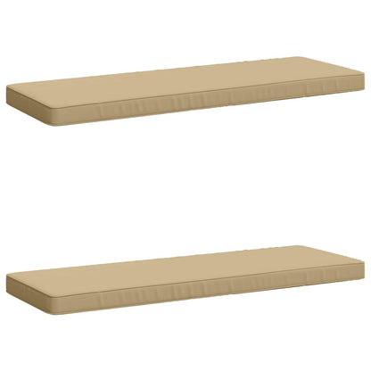 2-delige Bankkussens VUGHT 2 st 100% Polyester Beige