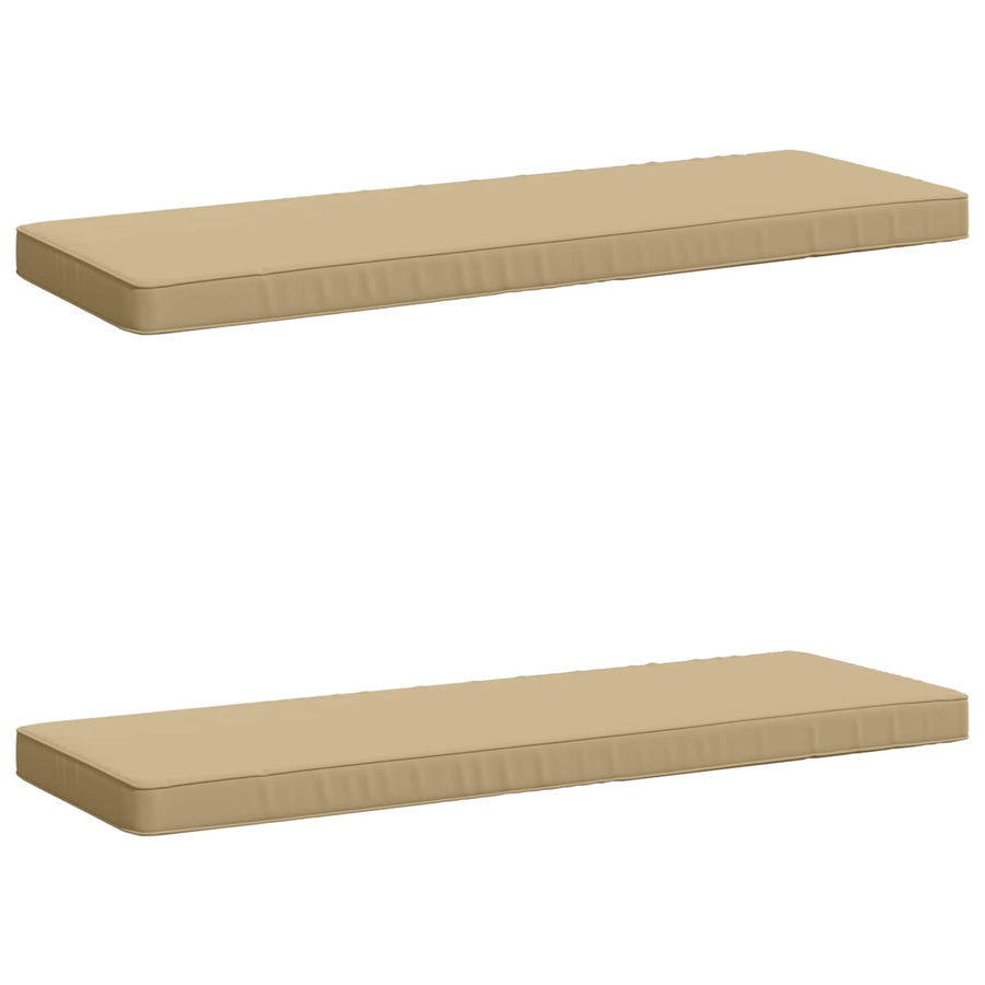 2-delige Bankkussens VUGHT 2 st 100% Polyester Beige