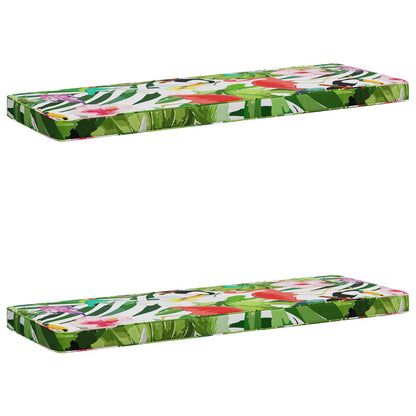 2-delige Bankkussens VUGHT 2 st 100% Polyester Meerkleurig
