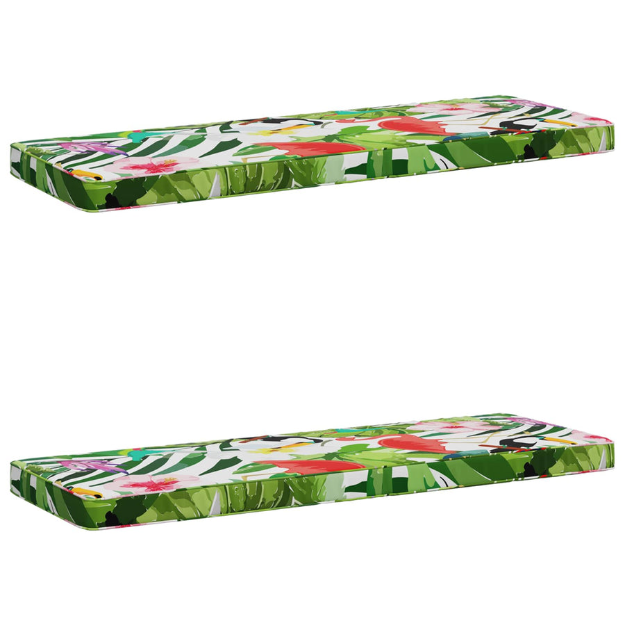 2-delige Bankkussens VUGHT 2 st 100% Polyester Meerkleurig