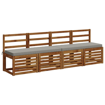 1-delig Bankkussen VUGHT 100% Polyester Grijs 100 x 40 x 5 cm