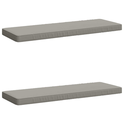 2-delige Bankkussens VUGHT 2 st 100% Polyester Grijs