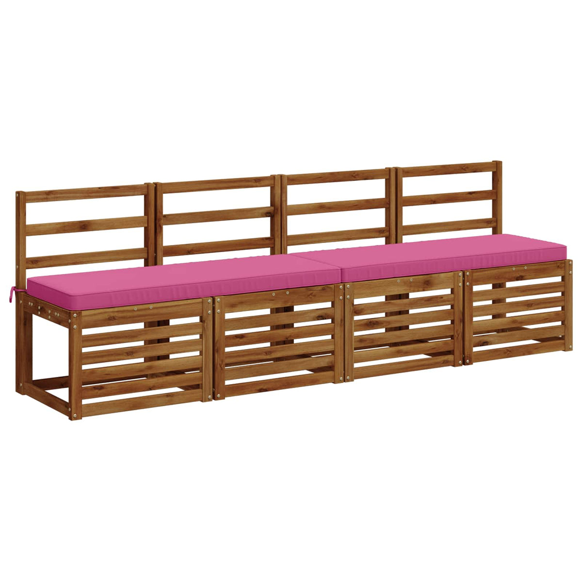 2-delige Bankkussens VUGHT 2 st 100% Polyester Roze