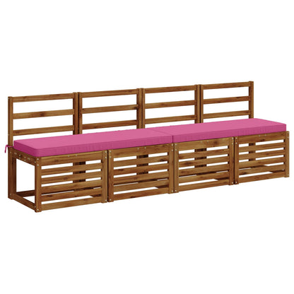 2-delige Bankkussens VUGHT 2 st 100% Polyester Roze