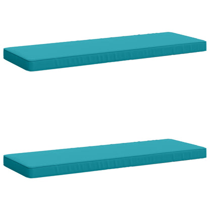 2-delige Bankkussens VUGHT 2 st 100% Polyester Turquoise