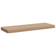 Bankkussen 110x40x5 cm zand polyester