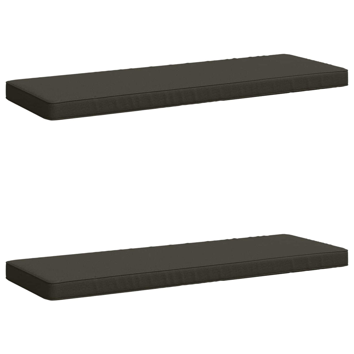 2-delige Bankkussens VUGHT 2 st 100% Polyester Antraciet