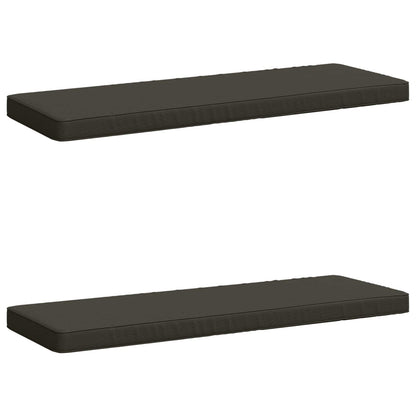 2-delige Bankkussens VUGHT 2 st 100% Polyester Antraciet