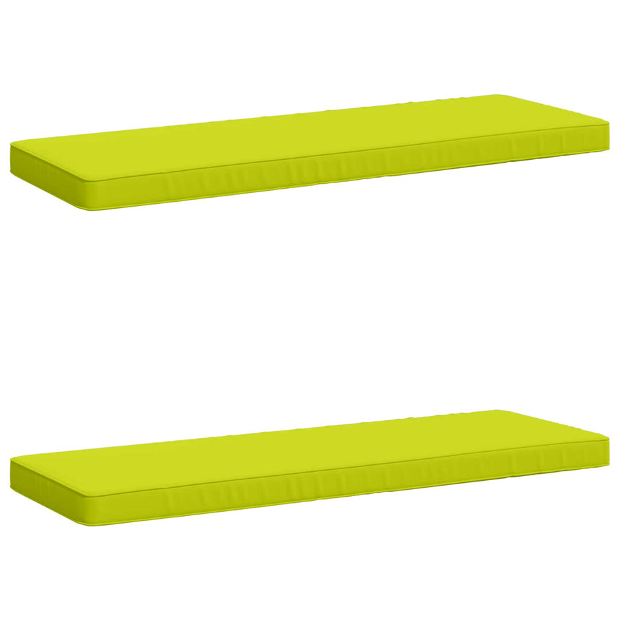 2-delige Bankkussens VUGHT 2 st 100% Polyester Helder groen