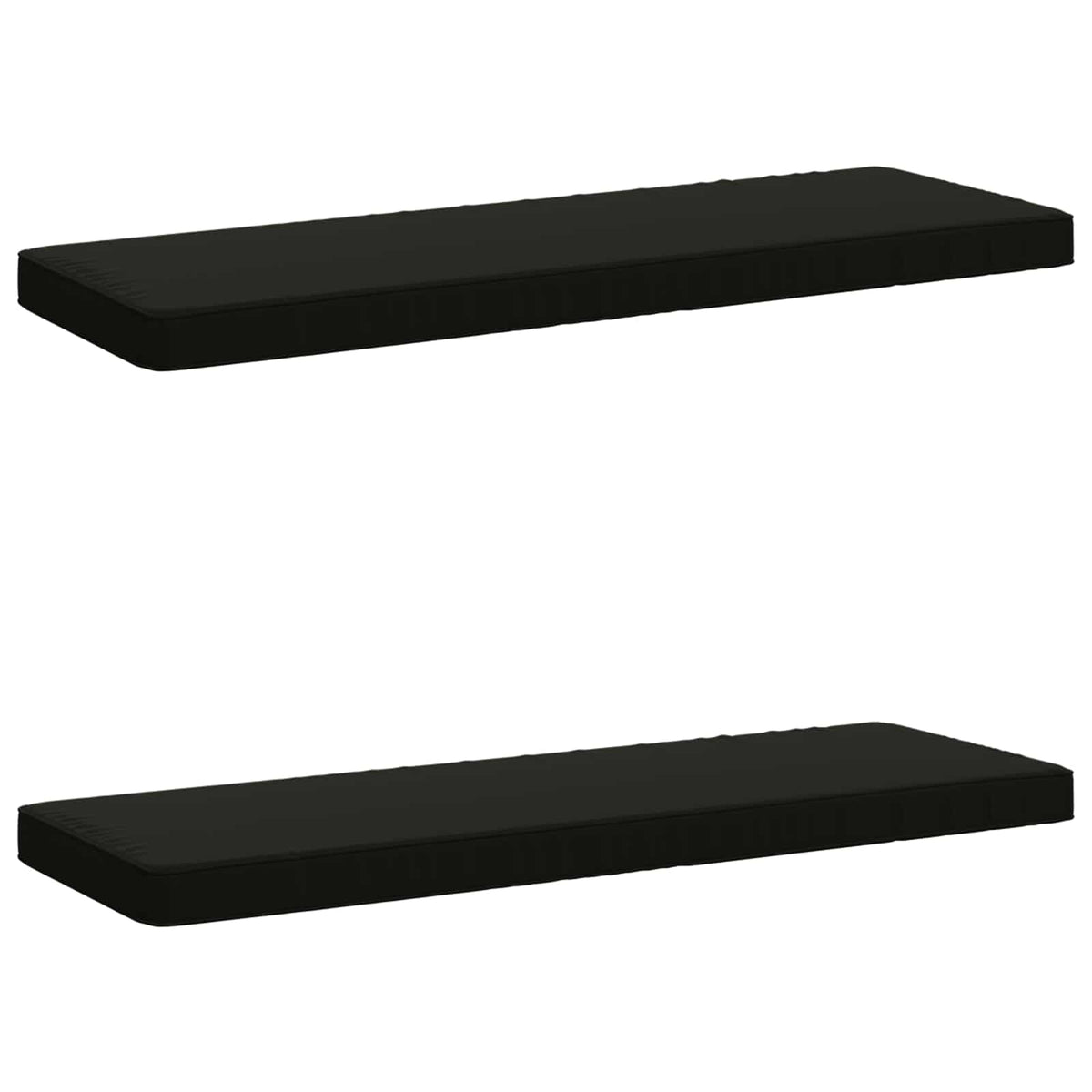 2-delige Bankkussens VUGHT 2 st 100% Polyester Zwart