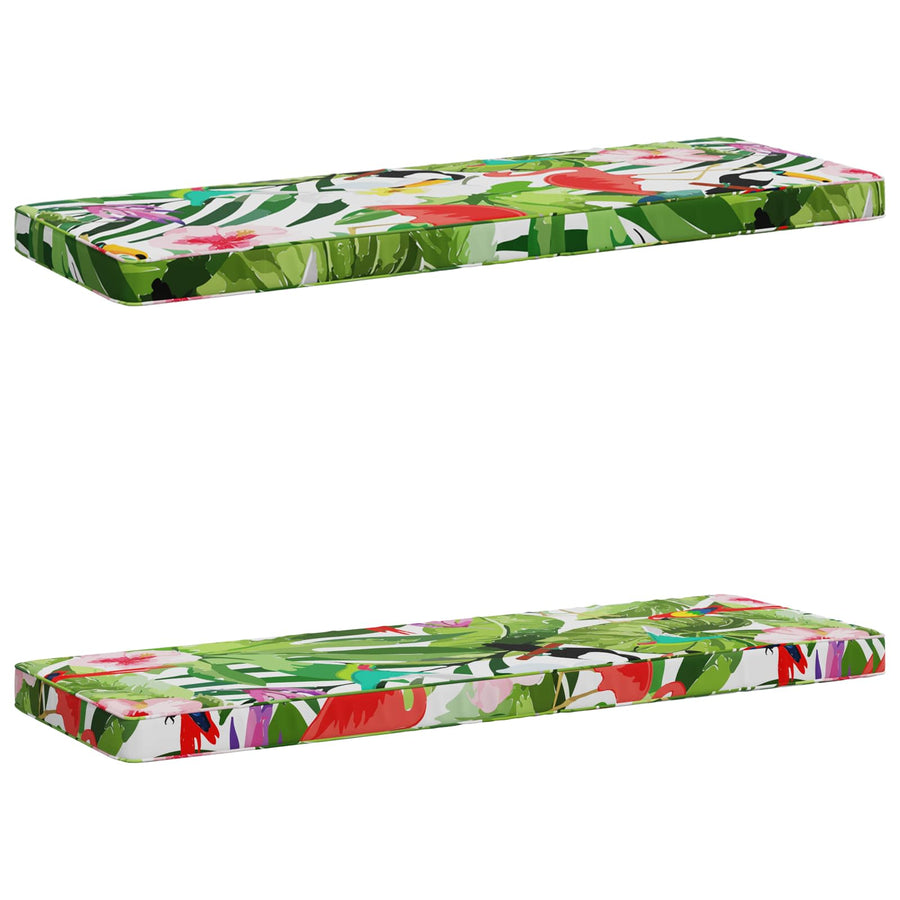 2-delige Bankkussens VUGHT 2 st 100% Polyester Meerkleurig