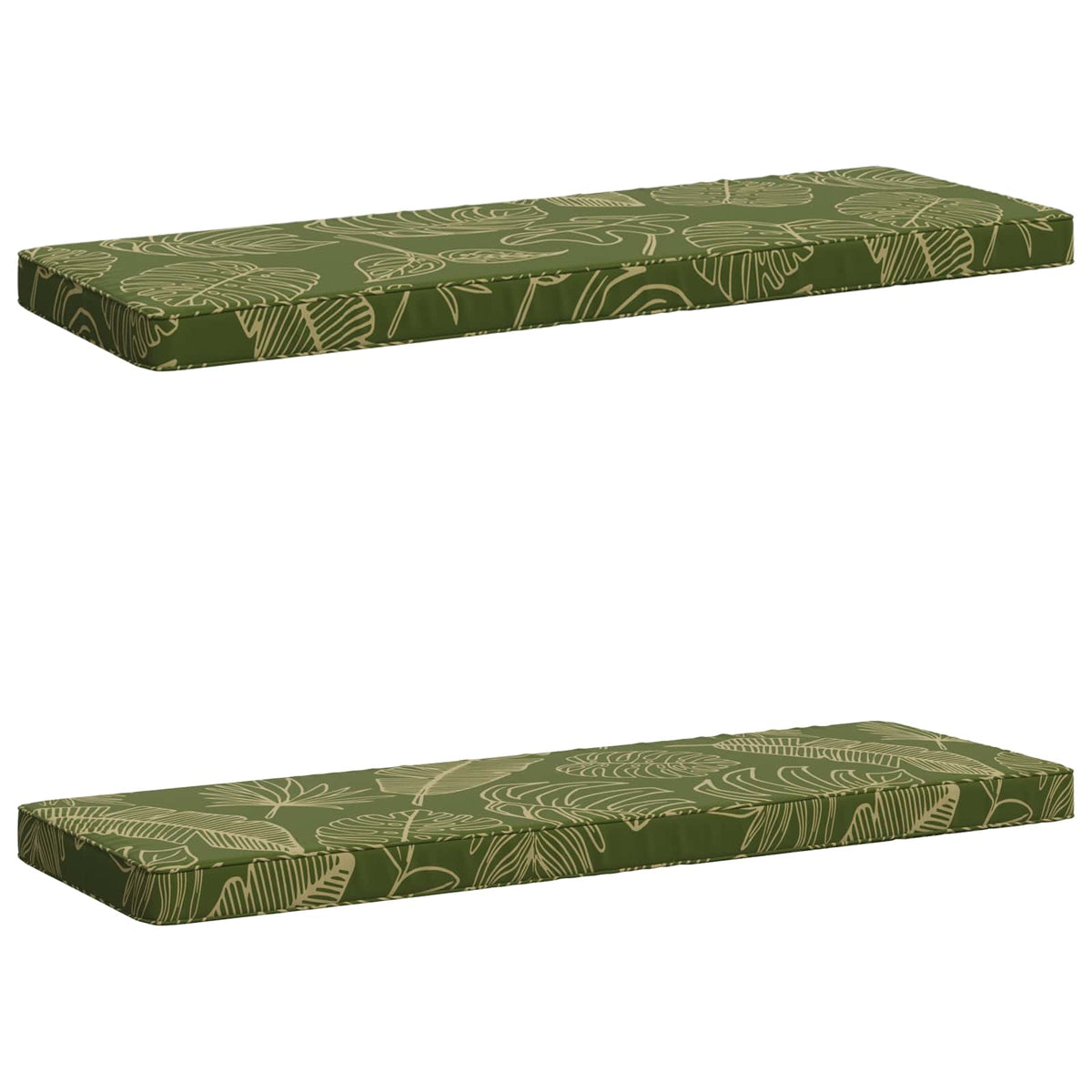 2-delige Bankkussens VUGHT 2 st 100% Polyester Bladontwerp