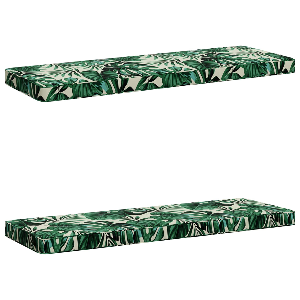 2-delige Bankkussens VUGHT 2 st 100% Polyester Bladpatroon