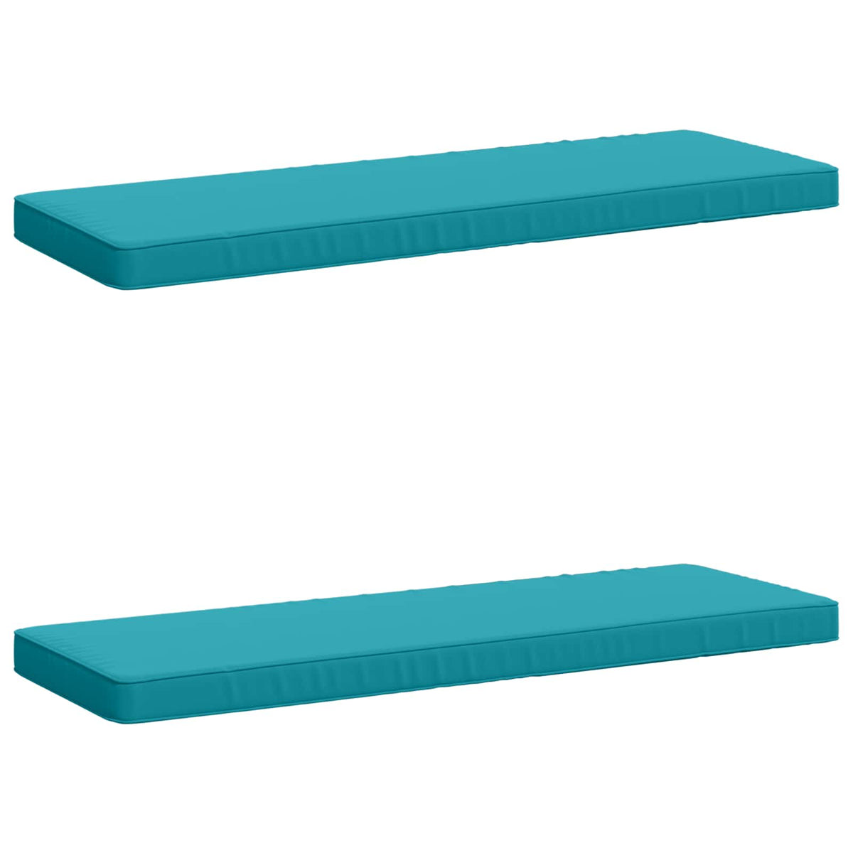 2-delige Bankkussens VUGHT 2 st 100% Polyester Turquoise