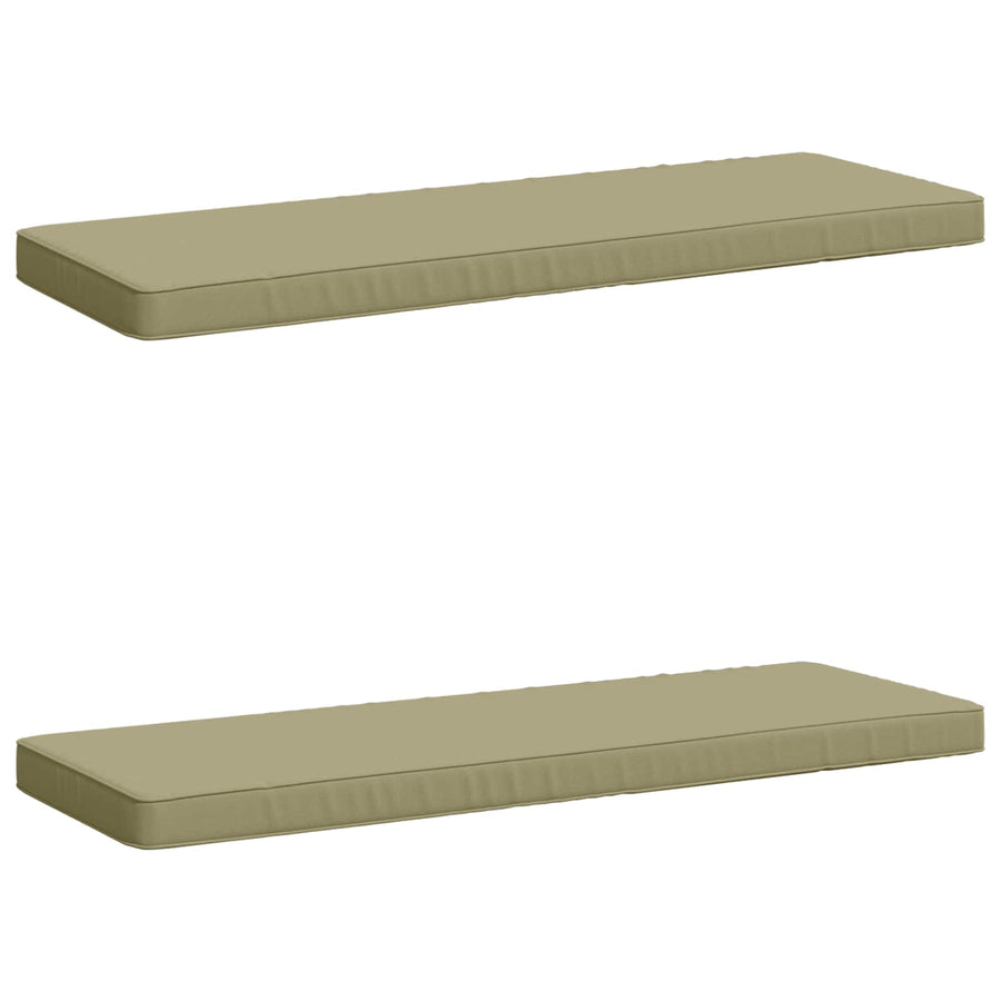 2-delige Bankkussens VUGHT 2 st 100% Polyester Lichtgroen