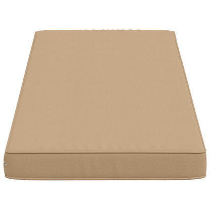 1-delig Bankkussen VUGHT 100% Polyester Zand 120 x 40 x 5 cm