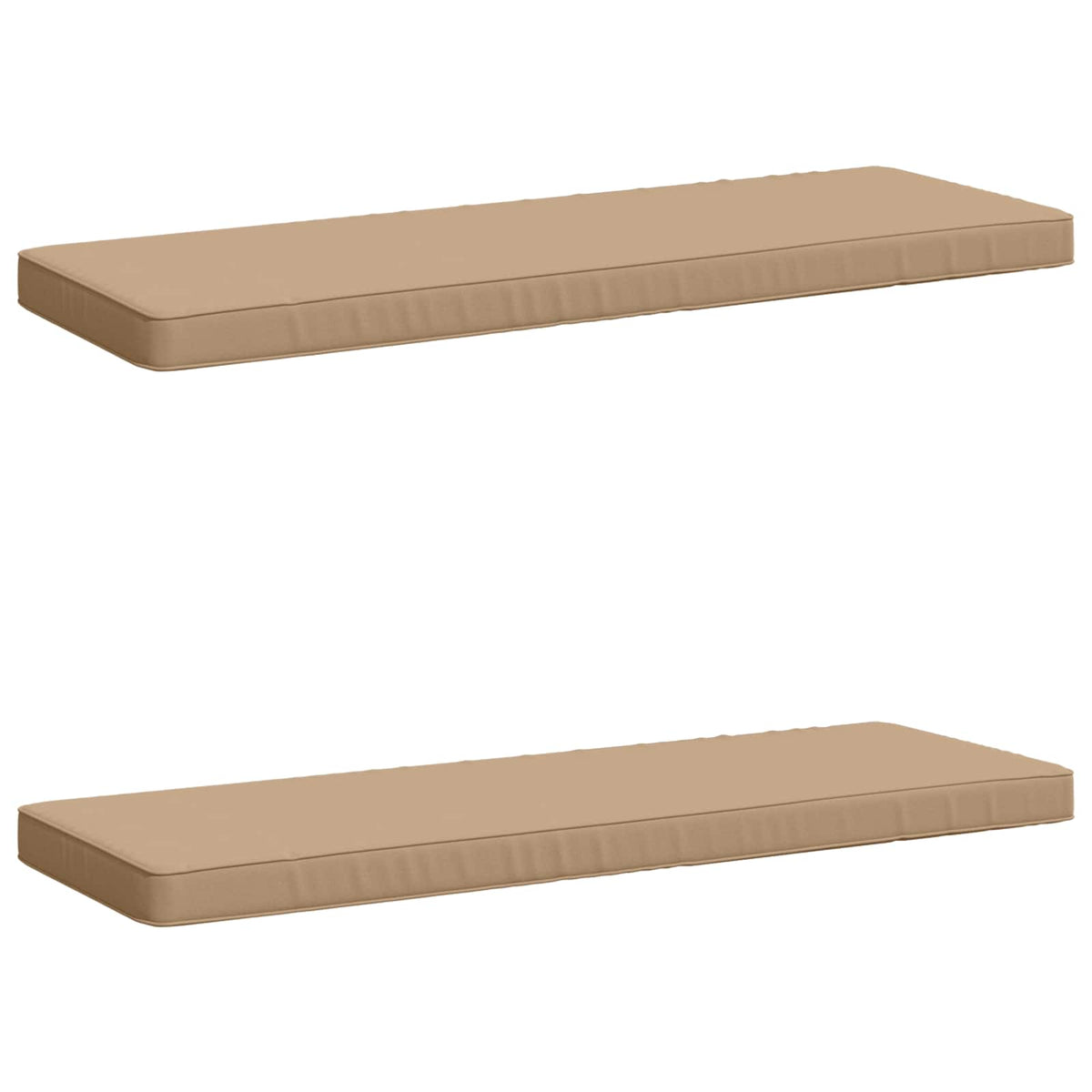 2-delige Bankkussens VUGHT 2 st 100% Polyester Zand