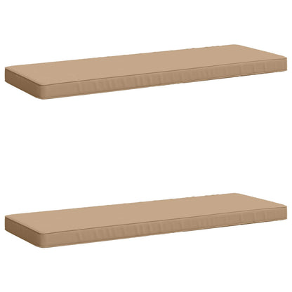 2-delige Bankkussens VUGHT 2 st 100% Polyester Zand