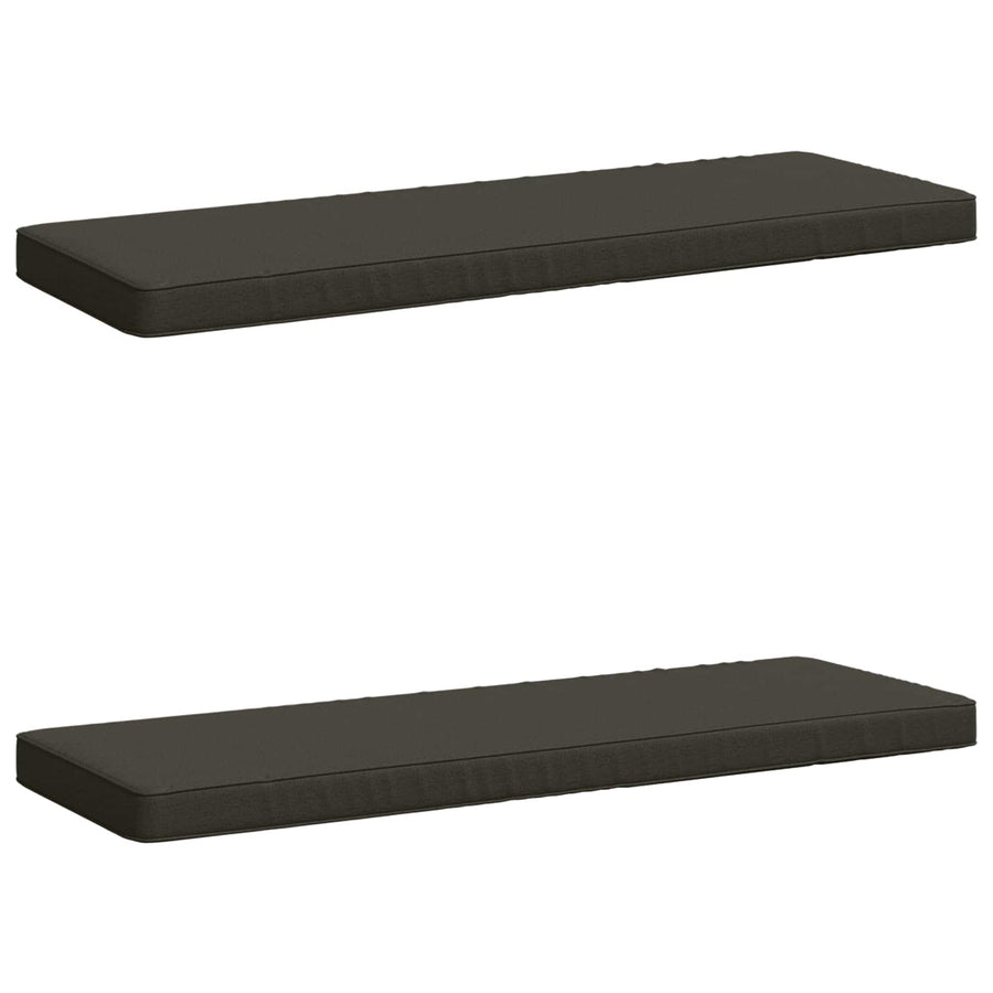 2-delige Bankkussens VUGHT 2 st 100% Polyester Antraciet
