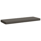 Bankkussen grijs 120 x 40 x 5 cm polyester