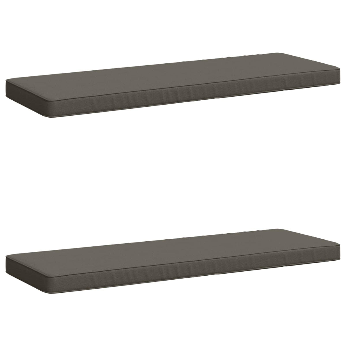 2-delige Bankkussens VUGHT 2 st 100% Polyester Grijs