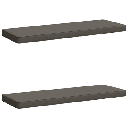 2-delige Bankkussens VUGHT 2 st 100% Polyester Grijs
