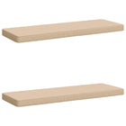 Bankkussens 2 stuks crèmekleurig 100% polyester