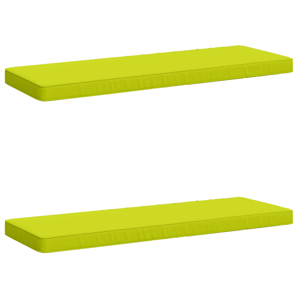 2-delige Bankkussens VUGHT 2 st 100% Polyester Helder groen