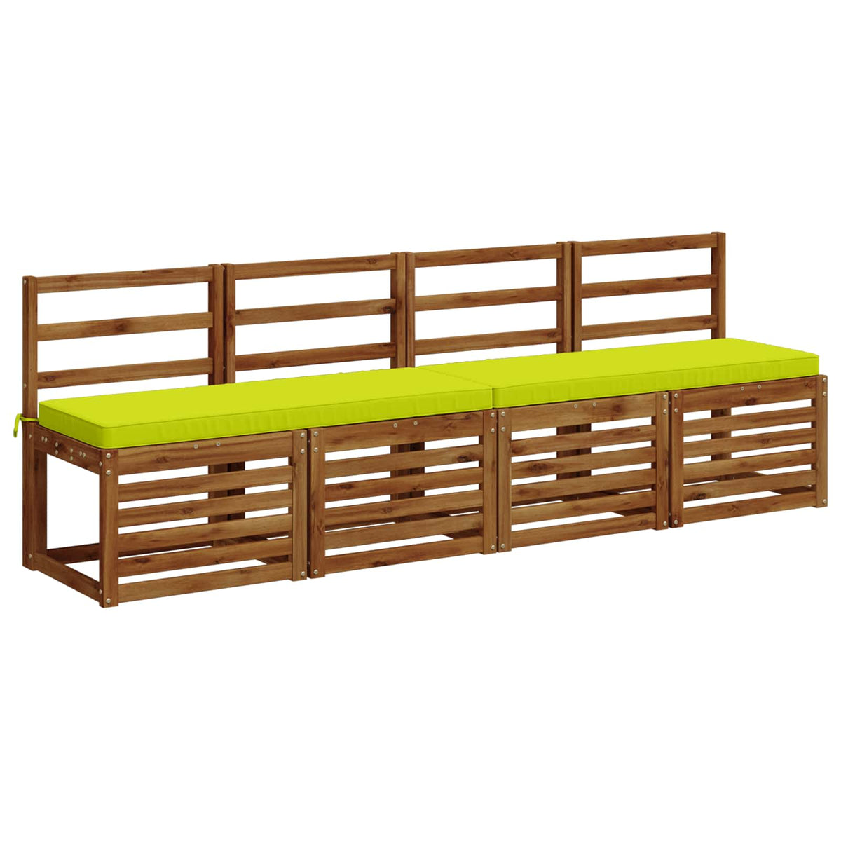 2-delige Bankkussens VUGHT 2 st 100% Polyester Helder groen