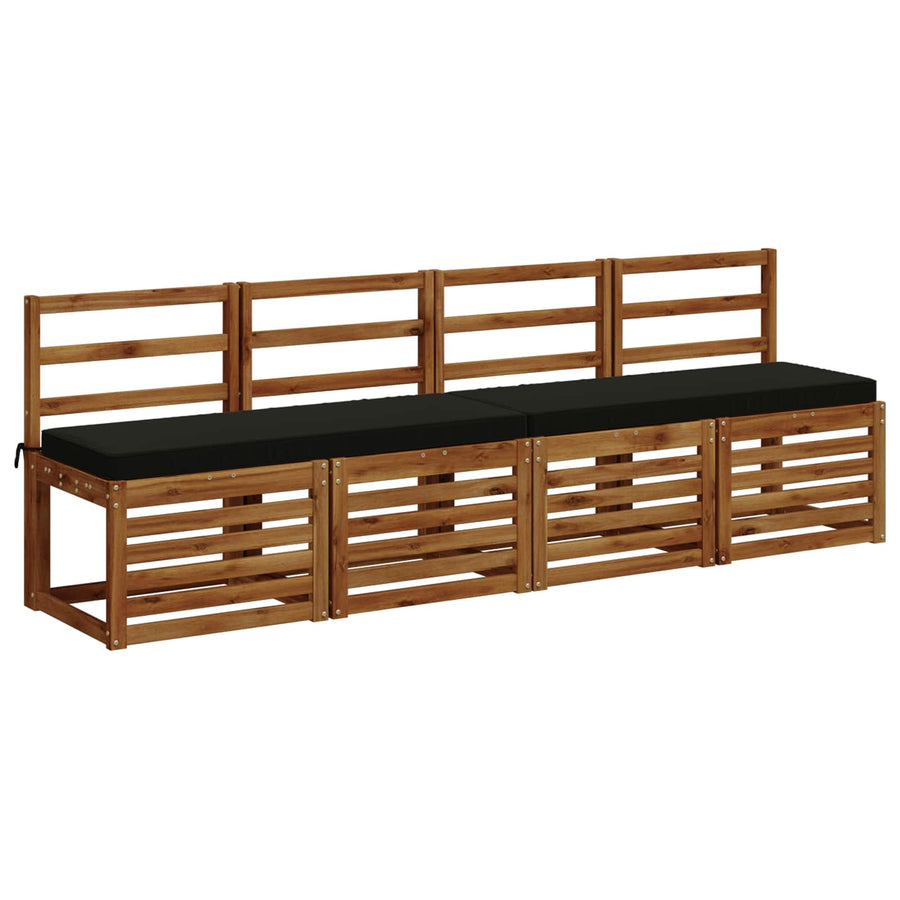 2-delige Bankkussens VUGHT 2 st 100% Polyester Zwart