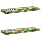 Bankkussens 2-delig meerkleurig 100% polyester