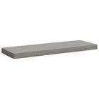 Bankkussen grijs 120 x 40 x 5 cm polyester