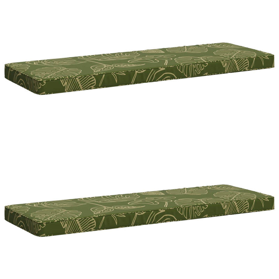 2-delige Bankkussens VUGHT 2 st 100% Polyester Bladontwerp