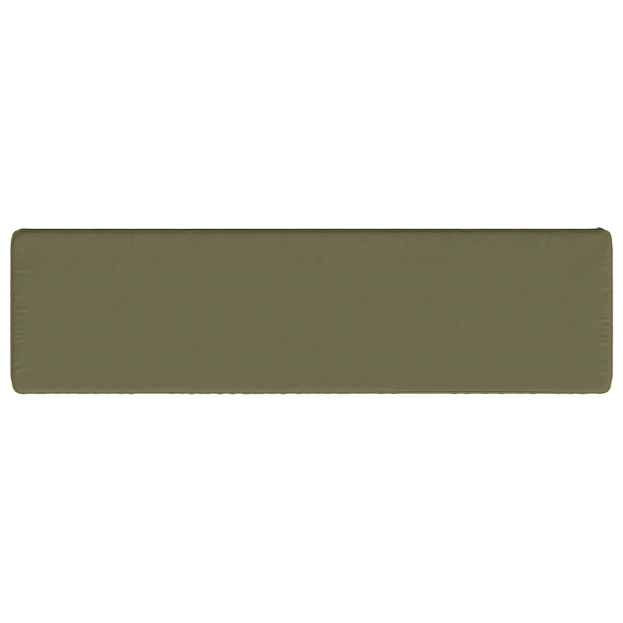 2-delige Bankkussens VUGHT 2 st 100% Polyester Olijfgroen